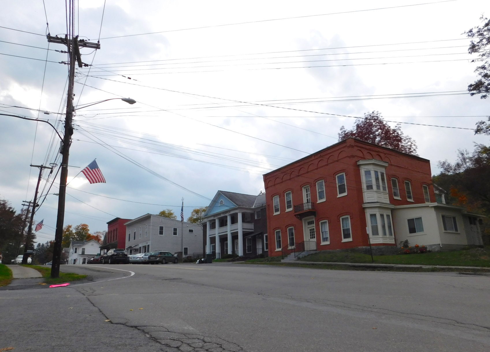 Newfield Hamlet (Main Street pictured here) will soon be the subject of a revitalization project, and the town is looking for public input. Take the survey here: tinyurl.com/newfieldplan.